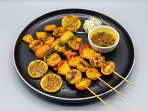 Pinchos de Langostinos