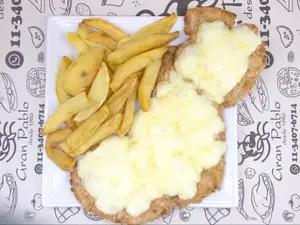 Milanesa A Los 3 Quesos