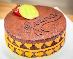 Alfajor de chocolate blanco