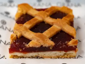 Cuadrado frola de membrillo