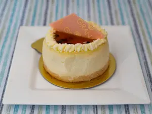 Mini torta cheescake maracuyá