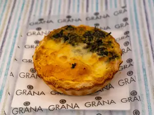 Tarta de queso calabaza acelga