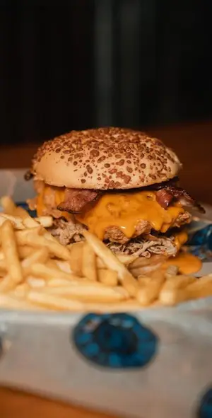 Chicken boom burger