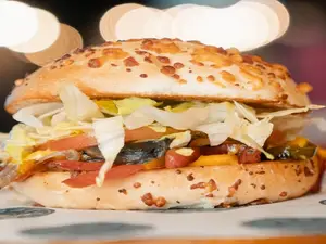 La veggie burger