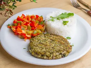 Arvejas y espinaca