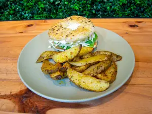 Bagel vegetariano