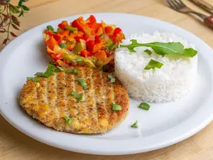 Garbanzo y cebolla caramelizad