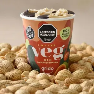 Postre vegano maní x UN 80gr