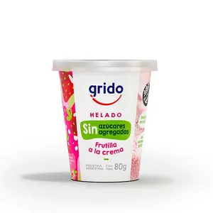 Helado sin Azucar - Frutilla a la Crema x1U 80gr