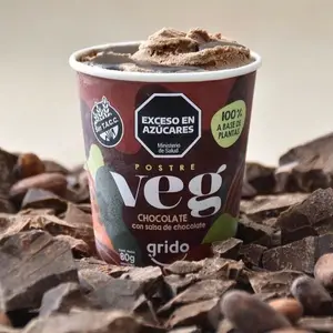 Postre vegano chocolate x UN 80gr