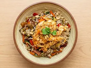 Wok de pollo