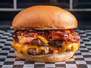 Hamburguesa american bacon