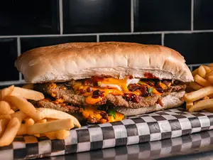 Milanesa la verdadera con papa