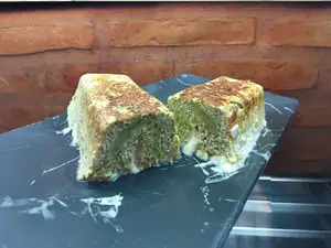 Budín de brócoli y pollo
