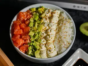 Classic sushi salad