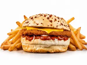 Cuarto chicken simple + papas