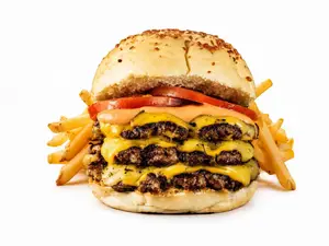 Provoletarda triple + papas