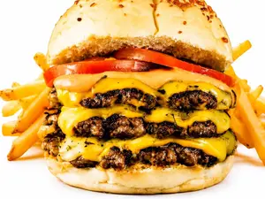 Provoletarda triple + papas