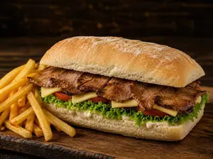 Bondiola completo con papas