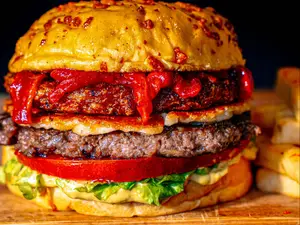 Hamburguesa La casa de papel