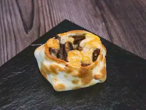 Empanada abierta de champignon