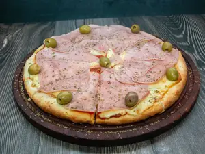 Pizza chica jamon