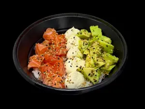 Poke salad grande salmon fresco