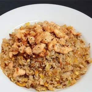 Wok de salmon