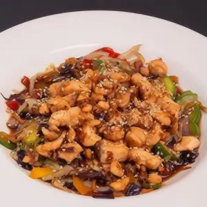 Yakiyasai de salmon