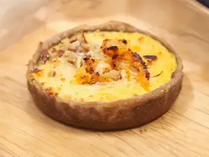 Tarta de calabaza con almendras