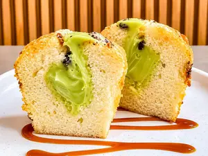 Muffin de pistacho