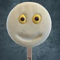Paleta carita de chocolate