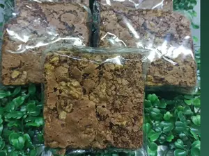 Cuadrado brownie porcion