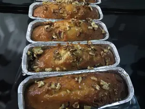 Budín artesanal de almendras