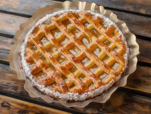Pasta frola de dulce de batata