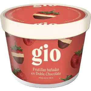 Gio frutillas bañadas en chocolate 150 g
