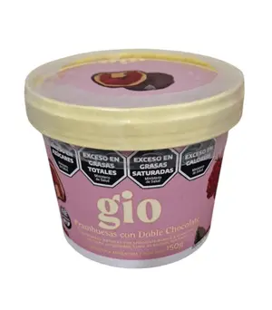 Gio frambuesas chocolate blanco y chocolate con leche