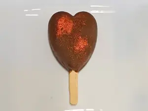 Minipaleta corazón americana