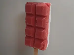 Paleta de frutilla y limón