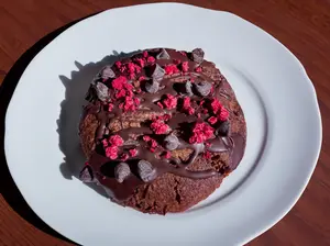 Crumble cookie choco y frambu