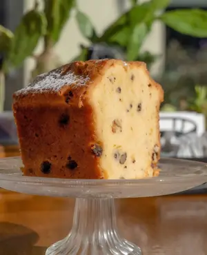 Porción de budín