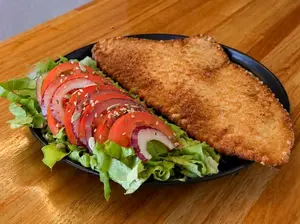 Milanesa de pollo casera