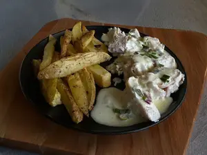 Pollo al verdeo