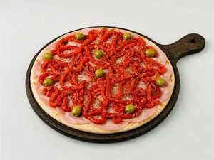 07 - pizza jamón y morrones