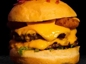 Doble burgerholic + papas