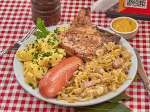 Plato leñador