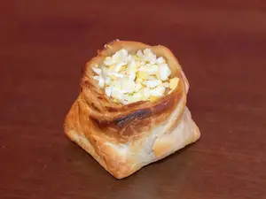Canastita de panceta y huevo