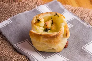 Canastita de queso al orégano