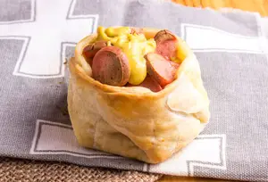 Canastita salchihuevo