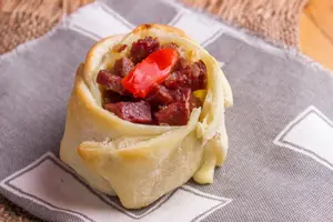 Roquefort y calabresa